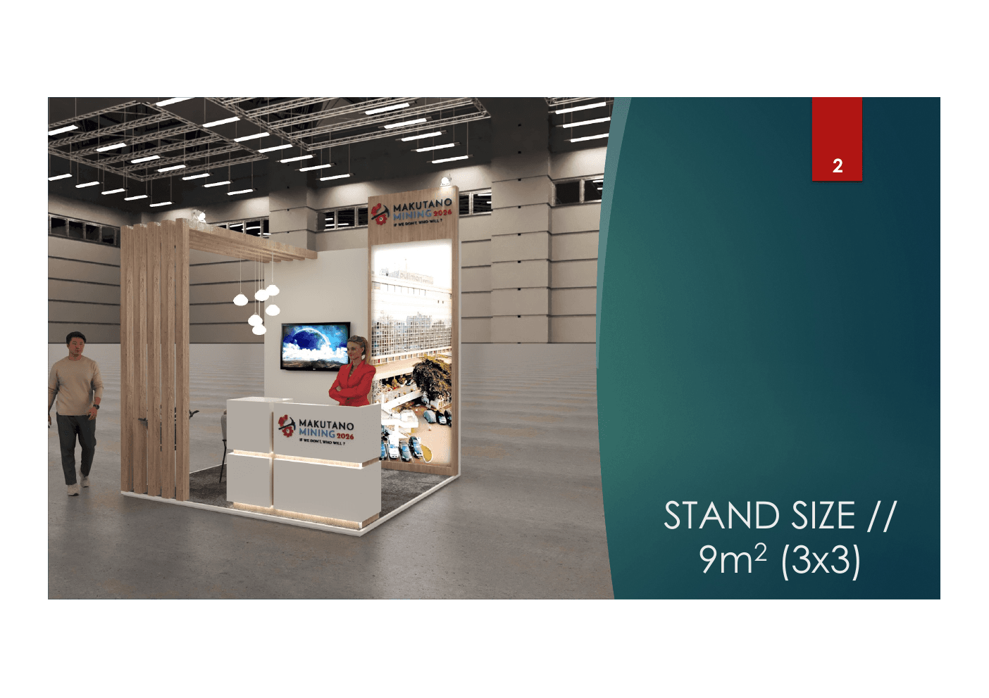 Stand 9 m²