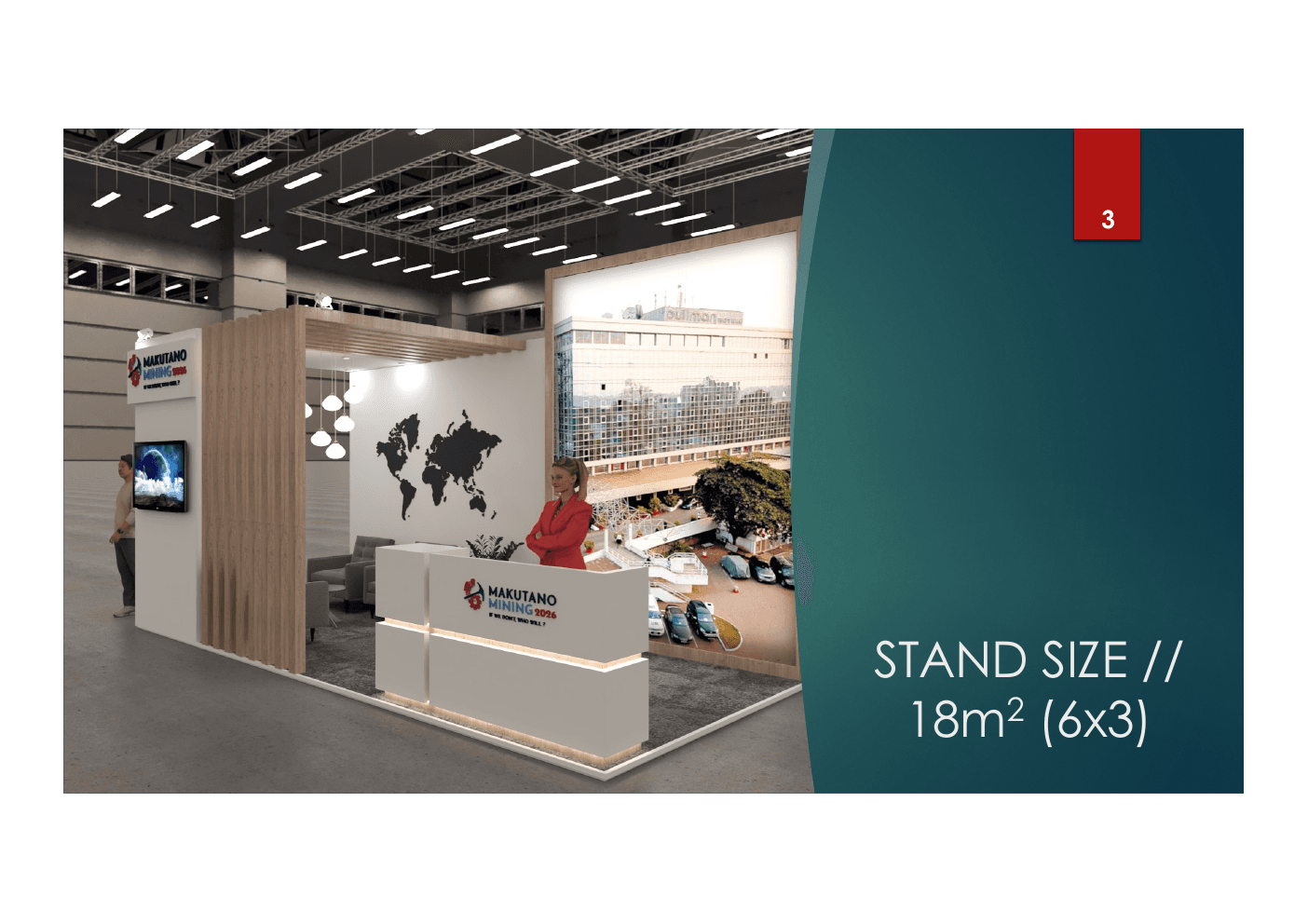 Stand 18 m²